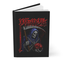 Load image into Gallery viewer, Santa Muerte  Hardcover Journal — 'Let the Blood of My Enemies Replenish the Earth'
